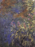 Claude Monet  - Bilder Gemälde - Iris