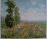 Claude Monet  - Peintures - Peupliers à Argenteuil