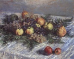 Claude Monet  - Peintures - Nature morte aux poires et raisins