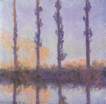 Claude Monet  - paintings - Vier Baeume