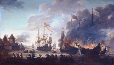 Batailles navales -   - Bataille navale près du château Upnor