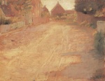 Anna Kristine Ancher - paintings - Daphnesvej in Skagen Osterby