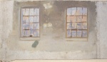 Anna Kristine Ancher - paintings - Ein Raum mit grossen Fenstern