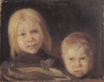 Anna Ancher  - Peintures - Elise et Soren