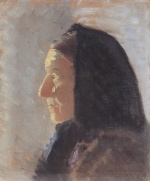 Anna Ancher  - Bilder Gemälde - Portrait einer Skagener Frau