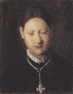 Anna Ancher  - Bilder Gemälde - Portrait Marie Dalsgaard