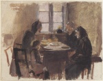 Anna Ancher  - paintings - Tischgebet