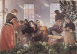 Anna Ancher  - paintings - Vor dem Besuch des Koenigs