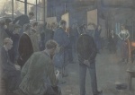 Hans Baluschek - paintings - Malschule