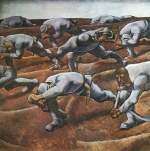 Albin Egger Lienz - paintings - Den Namenlosen 1914