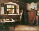 Franz von Defregger - Peintures - Intérieur paysan