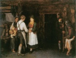 Franz von Defregger - paintings - Besuch am Hof