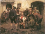 Franz von Defregger - paintings - Die Kraftprobe
