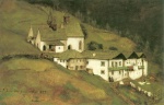 Franz von Defregger - Peintures - Trois églises