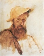 Franz von Defregger  - Peintures - Bûcheron