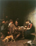 Franz von Defregger  - paintings - Plauderei