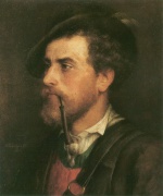 Franz von Defregger  - Peintures - Portrait d'un paysan