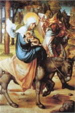 Albrecht Dürer - paintings - Die Flucht nach Aegypten