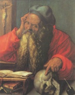 Albrecht Dürer - Bilder Gemälde - Heiliger Hieronymus