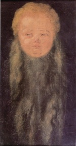 Albrecht Dürer  - Bilder Gemälde - Kopf eines bärtigen Kindes