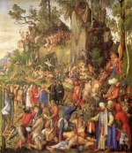 Albrecht Dürer  - Peintures - Martyre des Dix Mille chrétiens