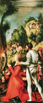 Albrecht Dürer  - Peintures - Martyre de sainte Catherine