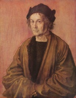 Albrecht Dürer  - paintings - Portrait Albrecht Duerer der Aeltere