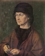 Albrecht Dürer  - Bilder Gemälde - Portrait Albrecht Dürer der Ältere