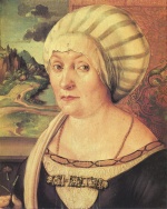 Albrecht Dürer  - Bilder Gemälde - Portrait der Felicitas Tucher