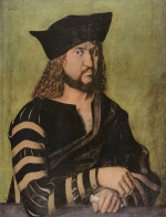 Albrecht Dürer  - Bilder Gemälde - Portrait des Friedrichs des Weisen, Kurfürst von Sachsen