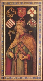 Albrecht Dürer  - Bilder Gemälde - Portrait des Kaisers Sigismunds