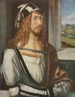 Albrecht Dürer  - Bilder Gemälde - Selbstportrait