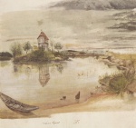 Albrecht Dürer  - Peintures - Cabane sur un étang