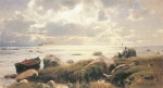 Eugène Bracht - Peintures - Sur la côte côte de Rügen