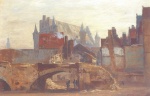 Eugen Bracht - paintings - Antwerpen
