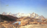 Eugen Bracht - paintings - Aus den Walliser Alpen