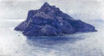 Eugène Bracht - Peintures - Île dans la mer Méditerranée