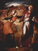 Angelo Bronzino - paintings - Noli me tangere