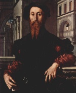 Angelo Bronzino - Peintures - Portrait de Bartolomeo Panciatichi