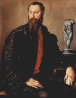Angelo Bronzino - Peintures - Portrait d'un gentilhomme