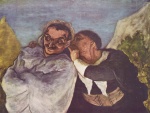 Honoré Daumier - Peintures - Crispin et Scapin
