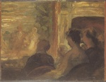 Honoré Daumier - paintings - Eine Theaterloge