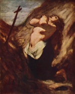Honoré Daumier  - paintings - Maria Magdalena