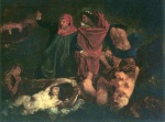 Anselm Feuerbach - paintings - Die Dantebarke