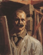 Akseli Gallen Kallela  - Peintures - Autoportrait
