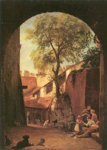 Eduard Gaertner - Peintures - Aus château de Karlstein