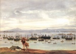 Eduard Hildebrandt - Peintures - Panorama de Rio de Janeiro vu depuis l´île das Cobras