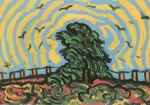 Wilhelm Morgner - Bilder Gemälde - Der Baum