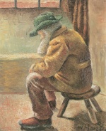 Wilhelm Morgner - Peintures - Schulte sur un tabouret à trois pattes