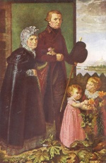 Philipp Otto Runge - paintings - Die Eltern des Kuenstlers
